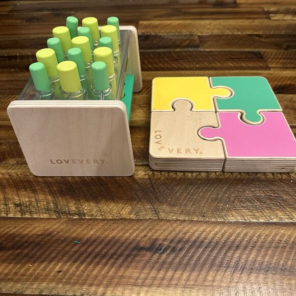 Lovevery Bundle Wooden Posting Stand Wooden Jigsaw Puzzle The Companion Play Kit - Picture 2 of 5